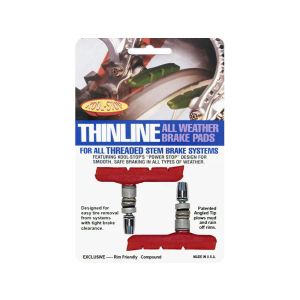 KOOL STOP V-Brake Thinline remschoen (T2 | rood)