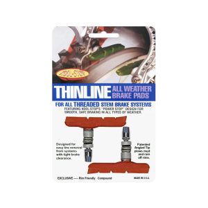 KOOL STOP V-Brake Thinline remschoen (T2 | oranje)