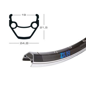 Exal ZX 19 fietsvelg (26" | 559-19 | VL 85mm | 36 gaatjes | met oogjes)