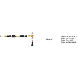 Jagwire Pro Quick-Fit adapterset voor Magura HFA401