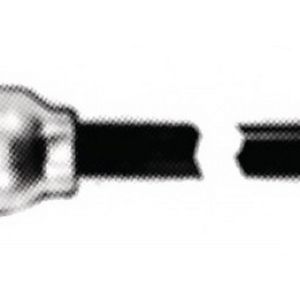 BIKE PARTS Remkabel achterwiel met buitenkabel (176/160cm | met kruis-/bollennippel)