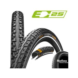 Continental Ride Tour Clincher Tyre (42-635 Reflex - black)