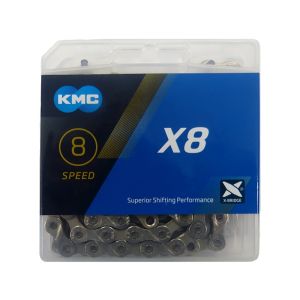 KMC X8 fietsketting (114 schakels | zilver)