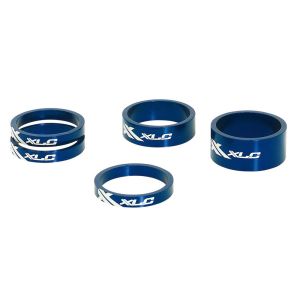 XLC AS-A02 A-Head spacer ring set (3x5 | 1x10 | 1x15mm | 1 1/8" | blauw)